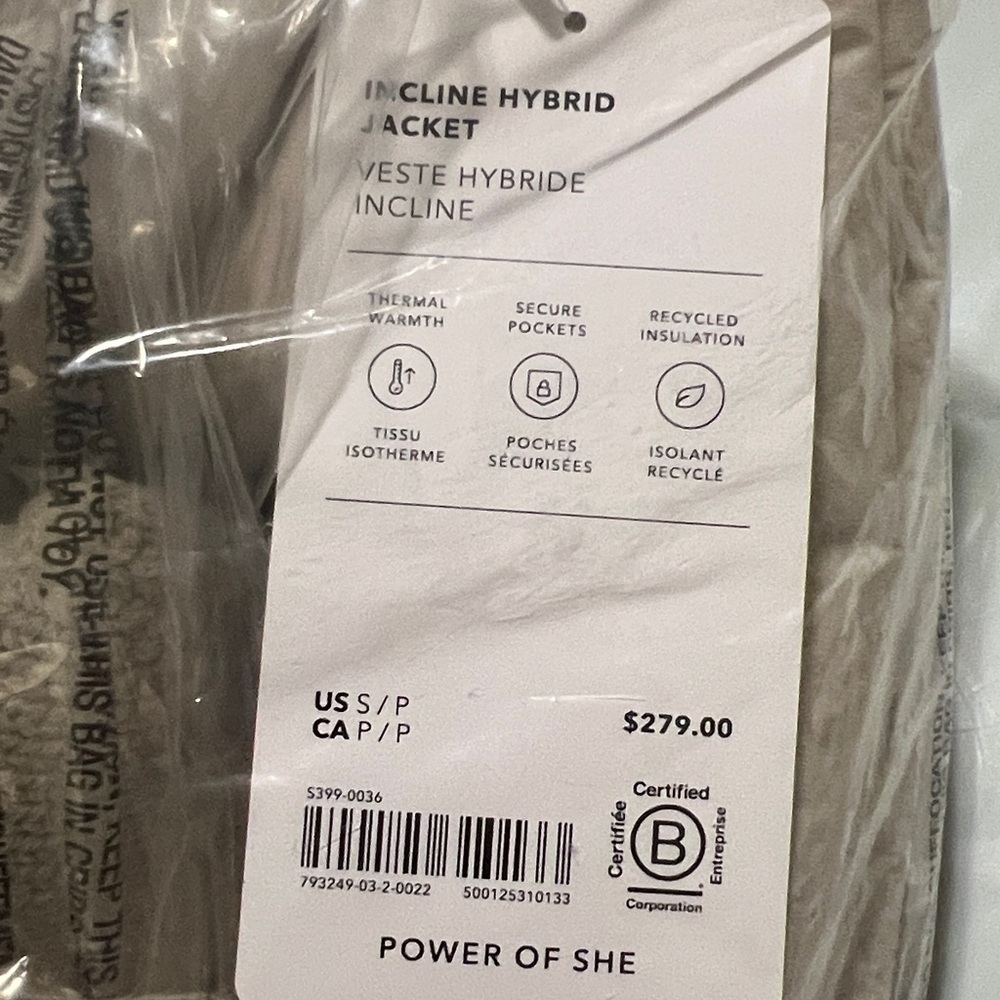 ATHLETA INCLINE HYBRID JACKET - Picture 10 of 10